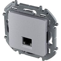 Розетка компьютерная без рамки Legrand Inspiria 1-м. RJ45 6e алюминий картинка